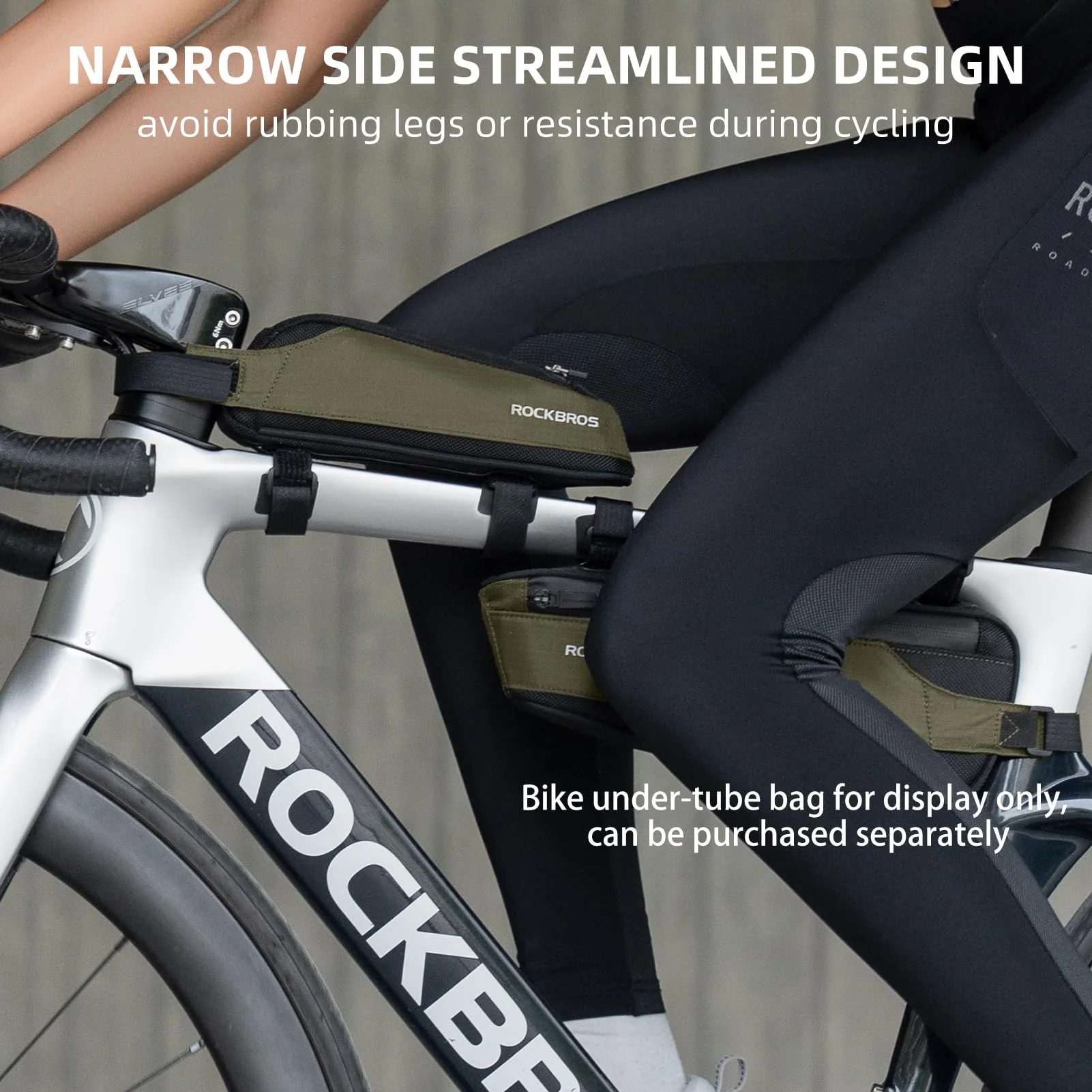 ROCKBROS Portable Bike Top Tube Bag Reflective Ultralight - Image 5