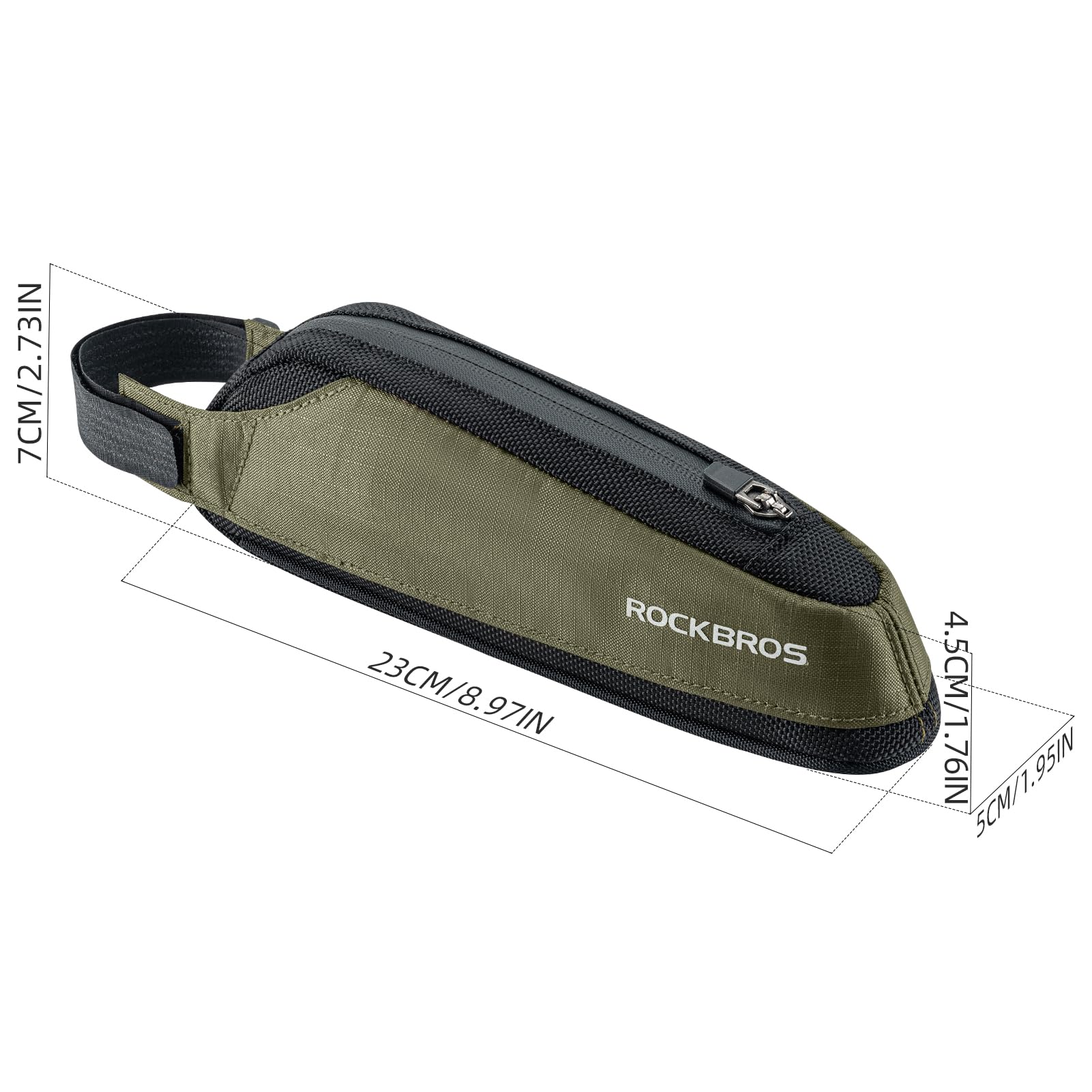 ROCKBROS Portable Bike Top Tube Bag Reflective Ultralight - Image 7