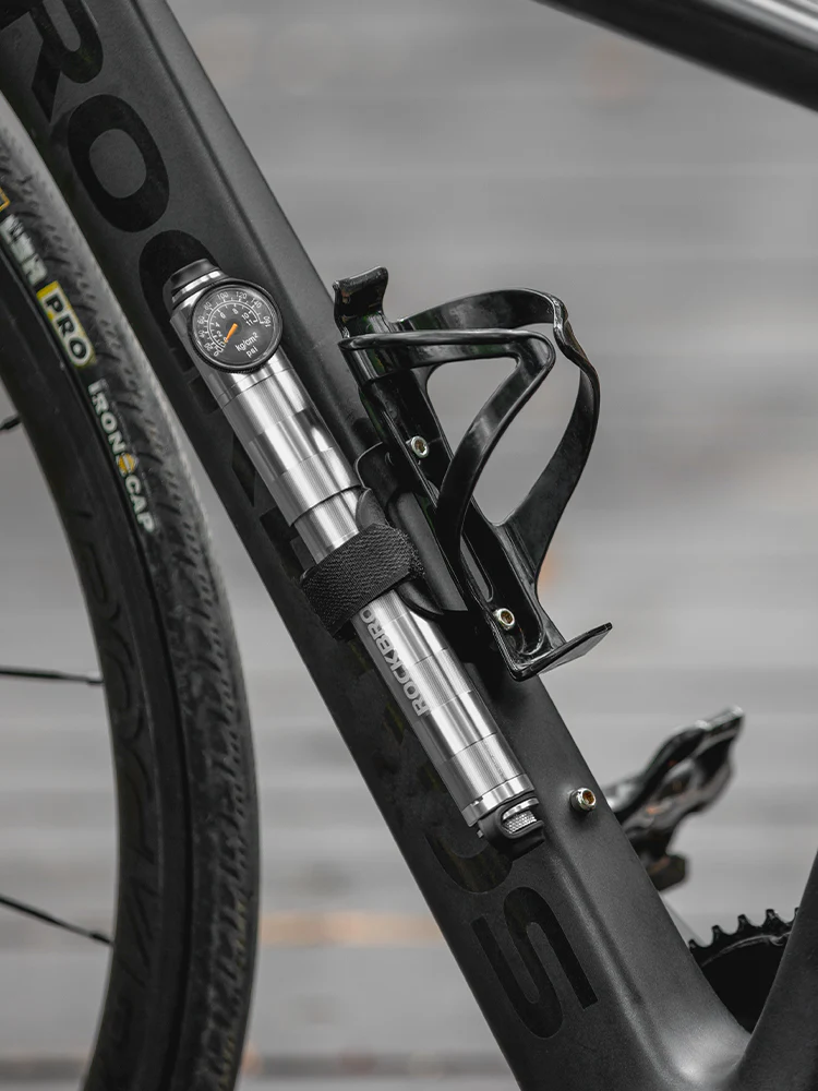 ROCKBROS Ultralight Bike Tire Shock Mini Pump 160PSI High Pressure - Image 10