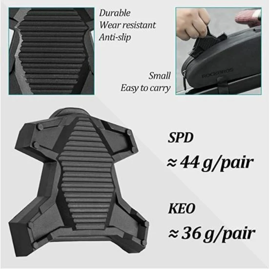 ROCKBROS PP20 cykelpedaladapter SPD-SL/KEO Sort 1 par - Image 4