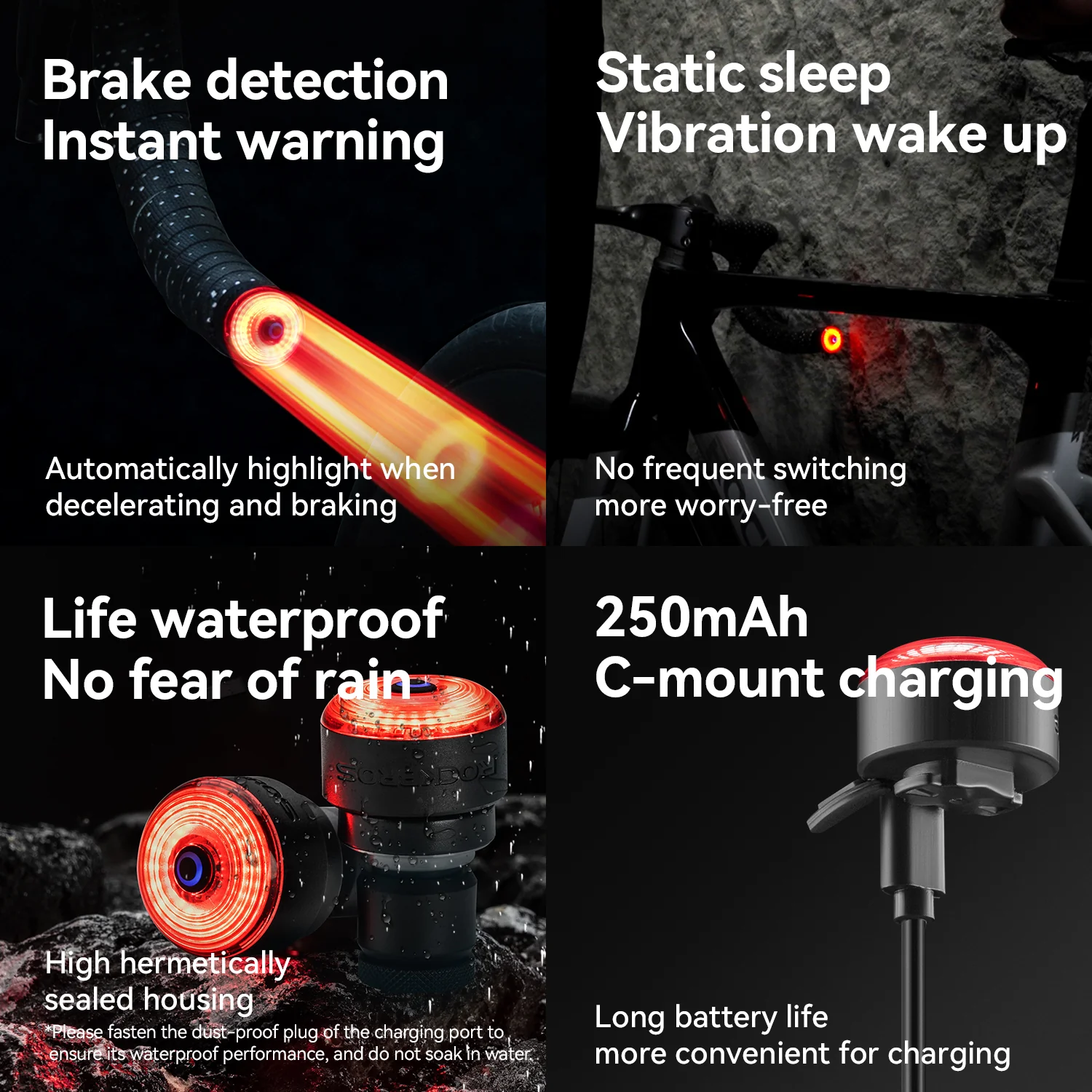 R0 Tail Light Brake sensor USB Handle Plug Smart Synchronization - Image 6