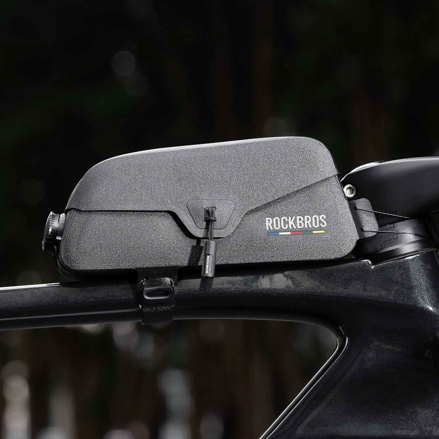 ROCKBROS Road To Sky 100%Waterproof Magnetic Bike Top Tube Frame Bag 0.6L/0.9L - Image 4