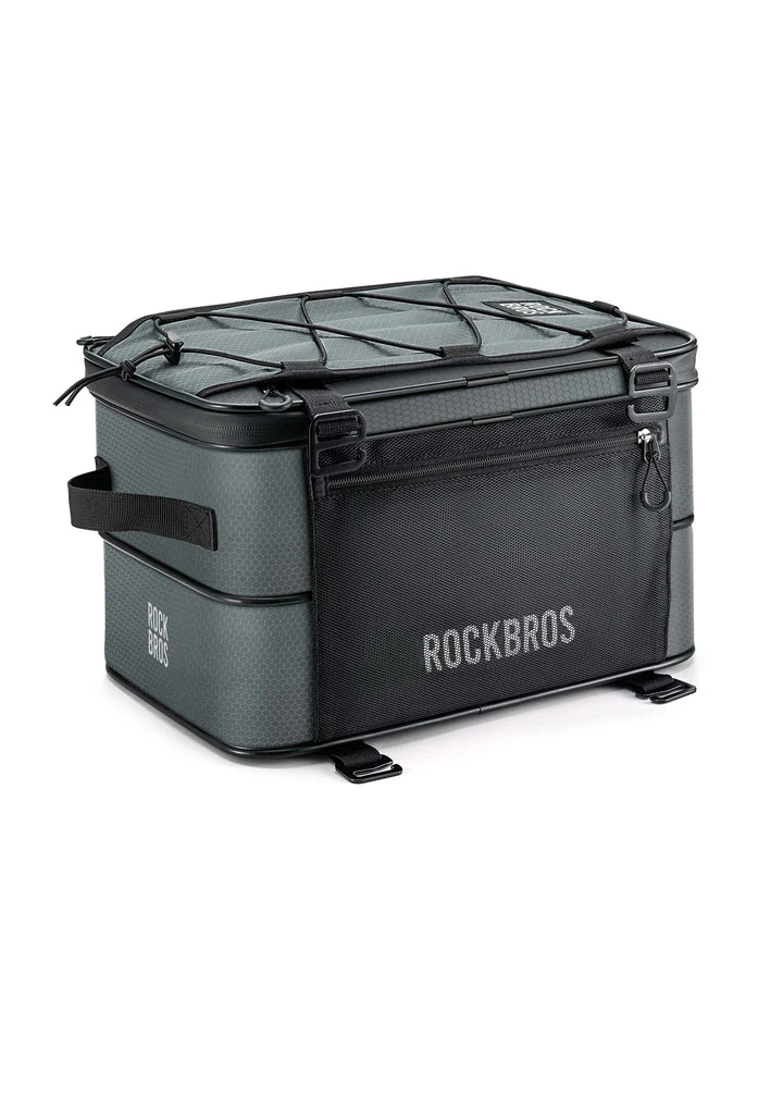 ROCKBROS Road to Sky Foldable Trunk Bag – 16.8L Expandable Bike Rack Bag - Image 2