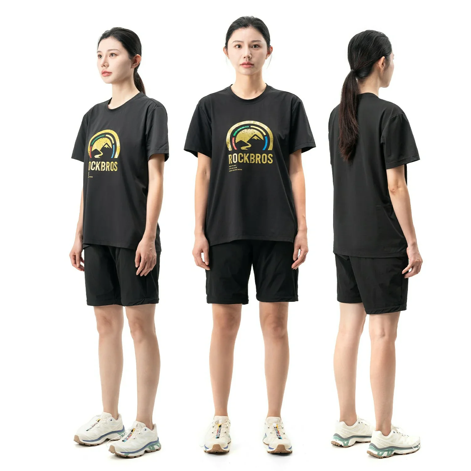 ROCKBROS Road-to-Sky Shirt Unisex Quick Dry Moisture Wicking Breathable Stretch Short Sleeve - Image 13