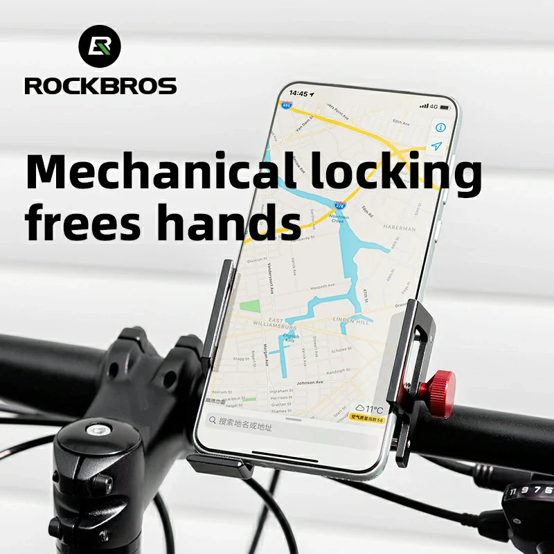 ROCKBROS S Clip Ring Bike Phone Holder for 4.7–7.09" Phones - Image 7