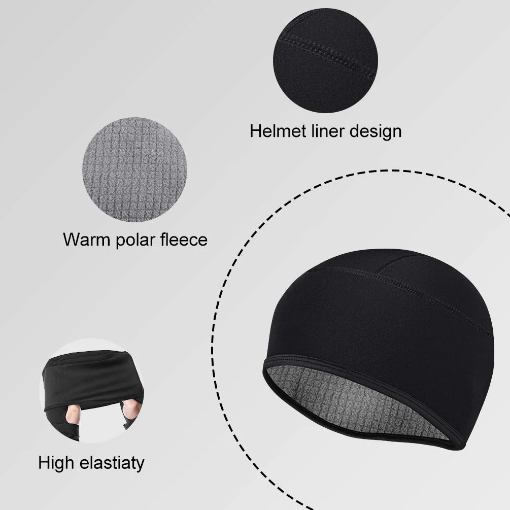 ROCKBROS Skull Cap Thermal Helmet Liner for Men Women Moisture Wicking Fits Under Helmets - Image 10
