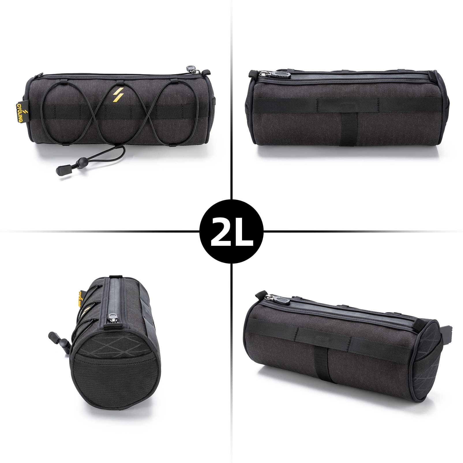 ROCKBROS Small Handlebar Bag Handy Front Bike Storage Pouch with Shoulder Strap Ideal - Image 7