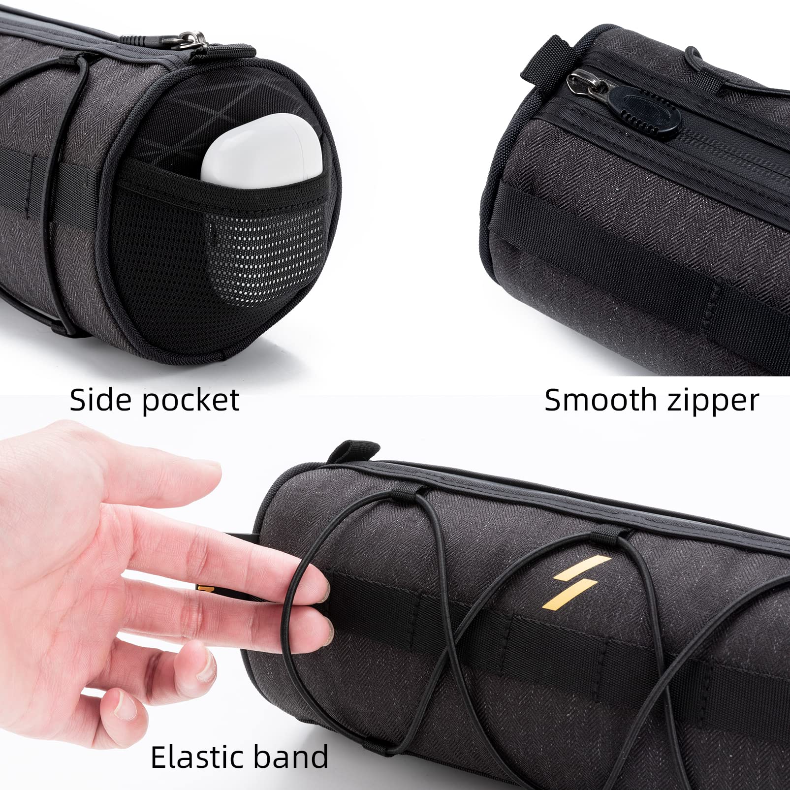 ROCKBROS Small Handlebar Bag Handy Front Bike Storage Pouch with Shoulder Strap Ideal - Image 8