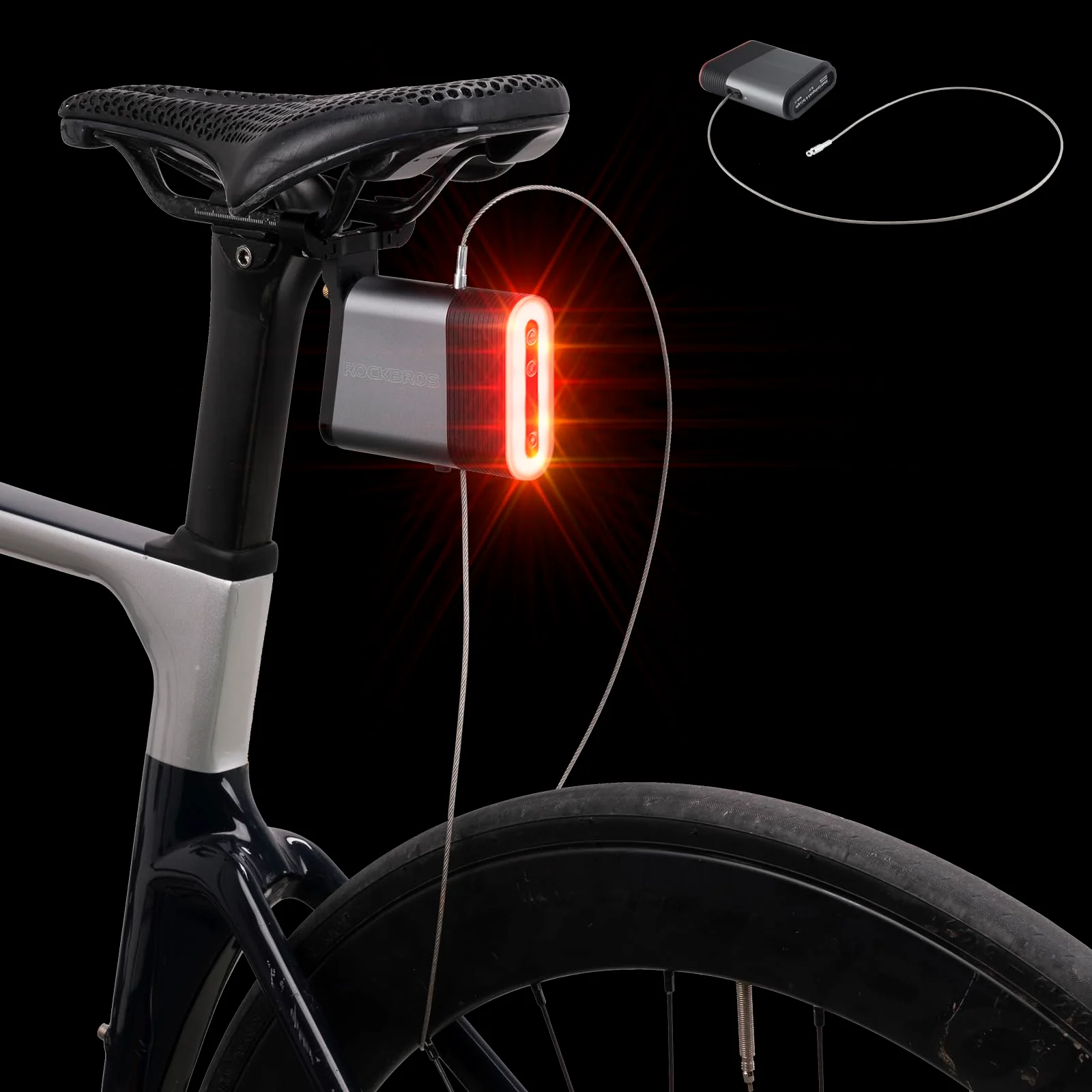 Bluetooth Lock Light Brake Sense Diurnal Light - Image 3