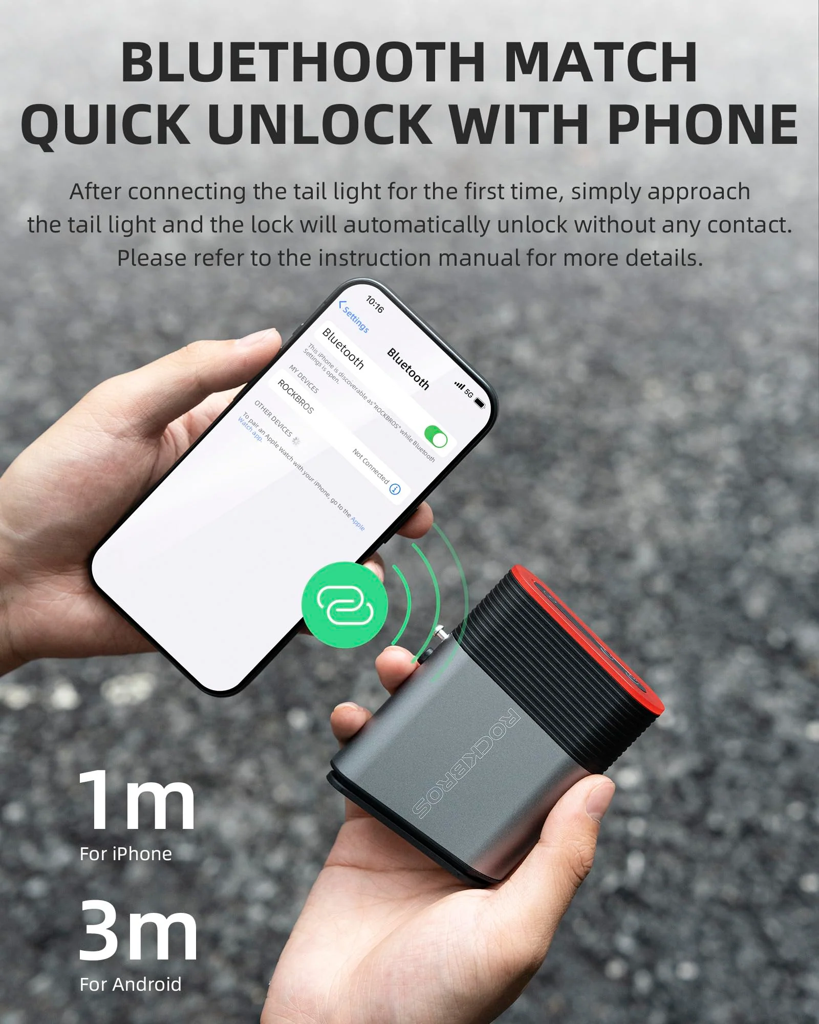 Bluetooth Lock Light Brake Sense Diurnal Light - Image 7
