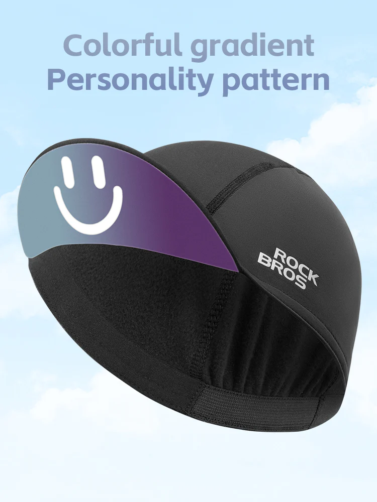 ROCKBROS Smiley Winter Hat Fleece Lined Sun Protection Helmet Compatible Reflective Design - Image 2