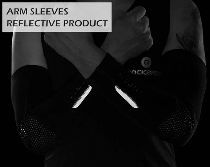 ROCKBROS Thermal Arm Warmers for Men & Women Non-Slip Cycling Running Sleeves - Image 6