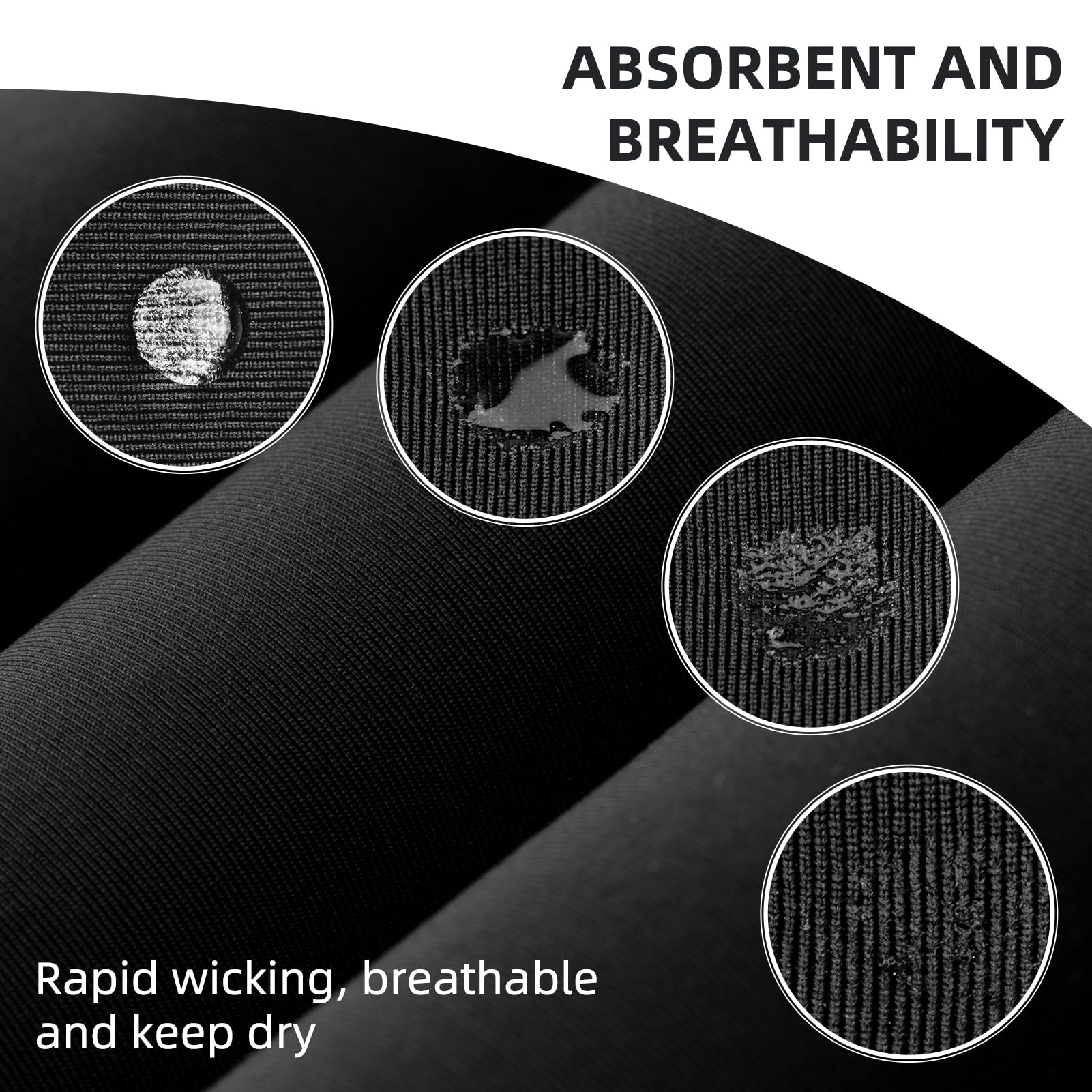 ROCKBROS Thermal Compression Leg Warmers for Men and Women, Full Leg Sleeves for Cycling - Image 4