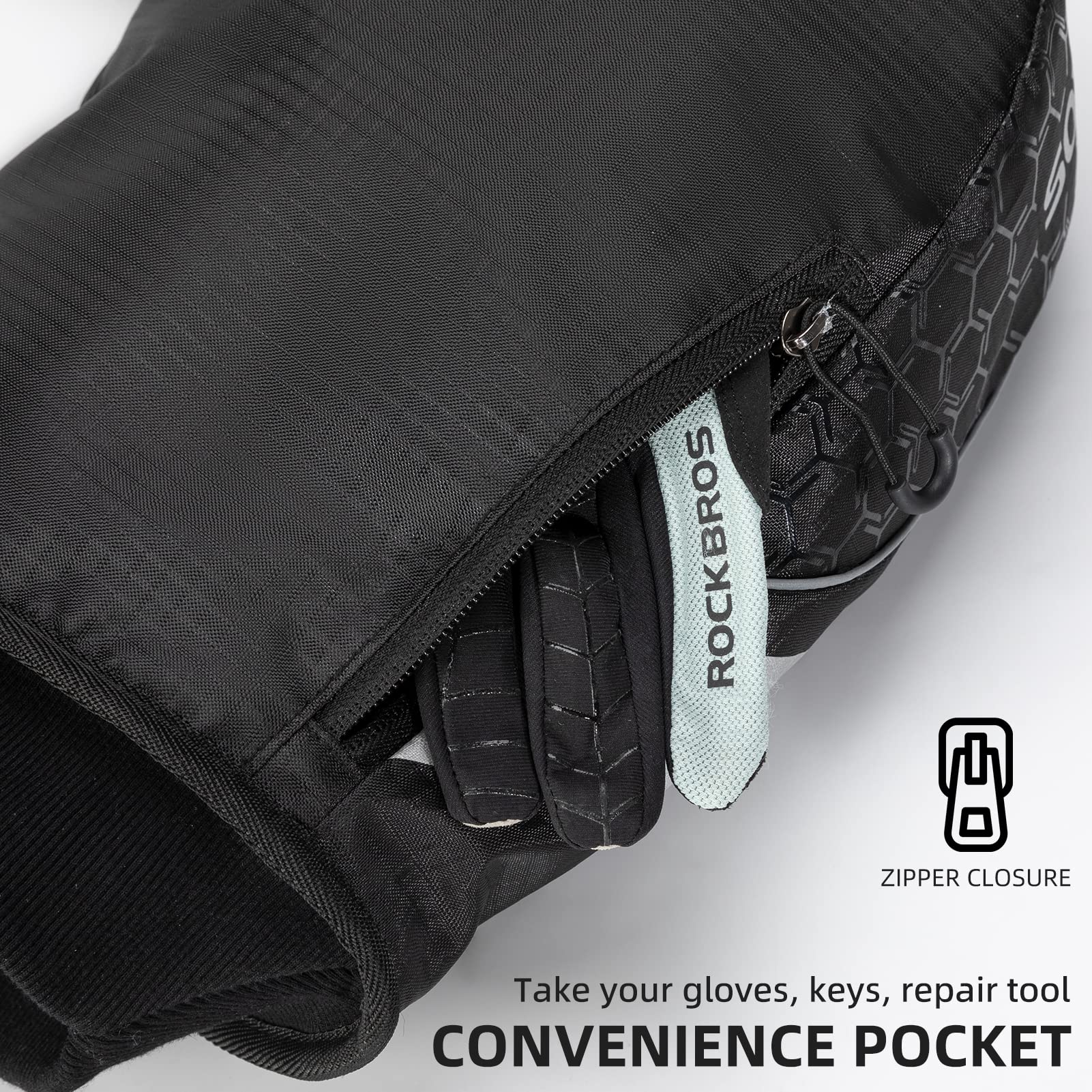 ROCKBROS Thinsulate Windproof Thermal Mountain Bike Handlebar Mittens - Image 6