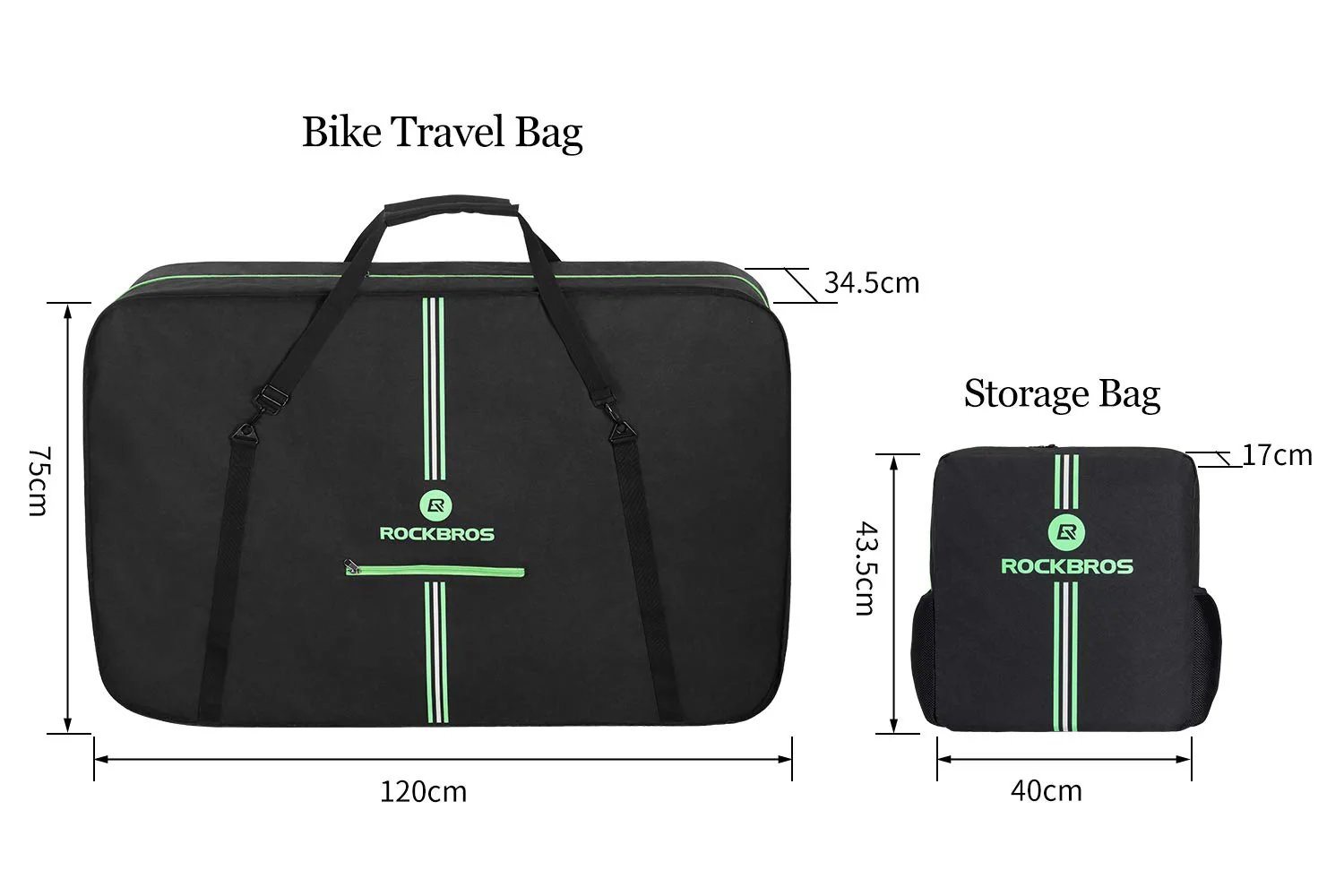 ROCKBROS Travel Bikes Bike Travel Case Bike Bag For Air Travel - Image 11