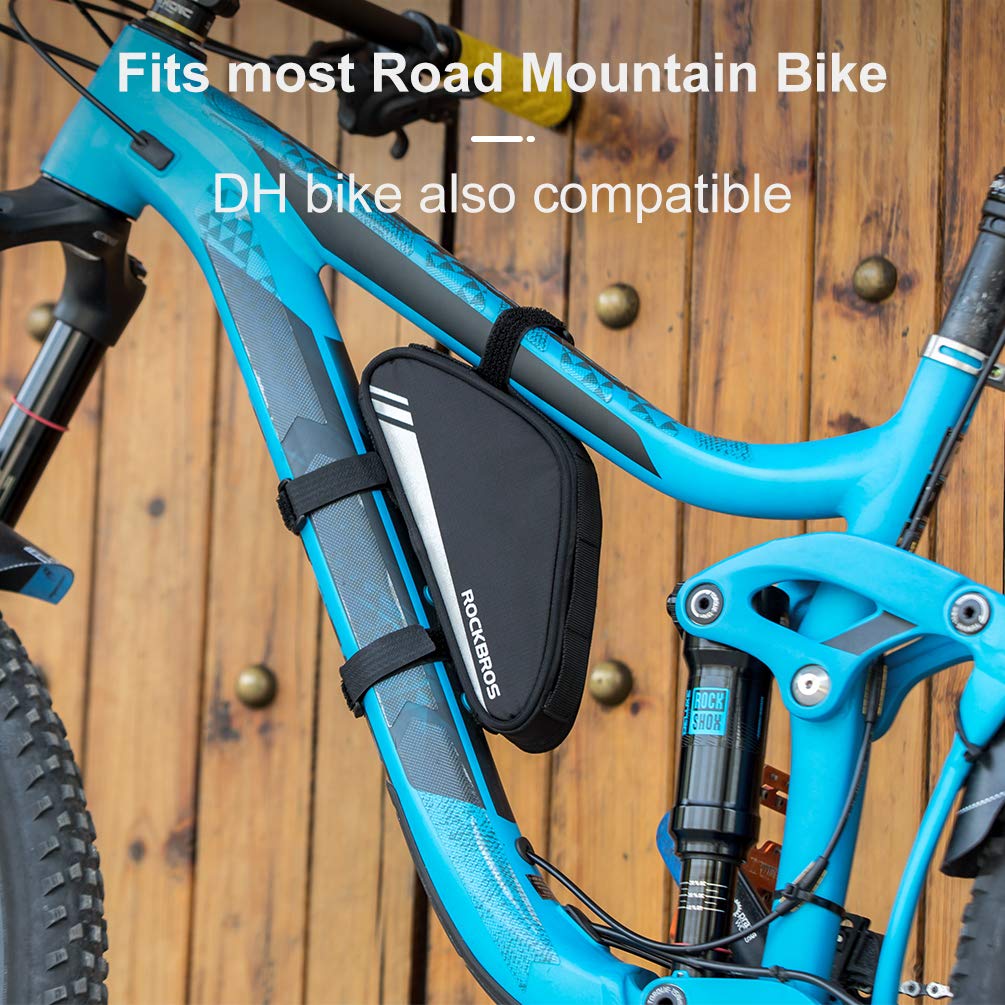 ROCKBROS Triangle Bike Frame Bag 0.7L Road & Mountain Bike Storage Pouch - Image 6