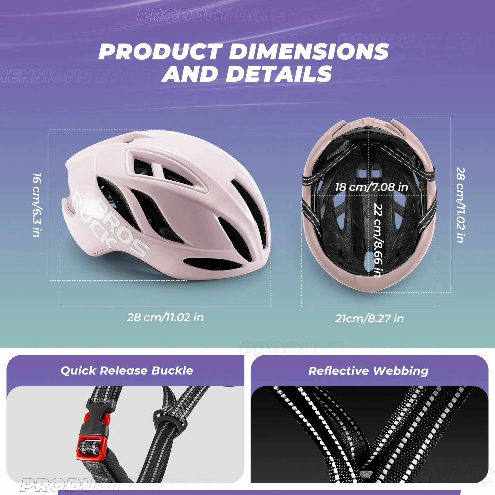 ROCKBROS Ultra-Light Bike Helmet Maximum Protection Ultimate Comfort - Image 27