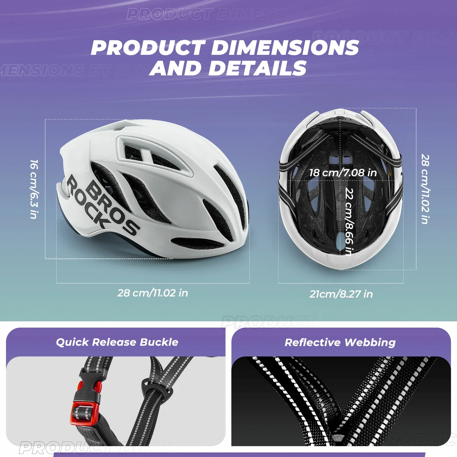 ROCKBROS Ultra-Light Bike Helmet Maximum Protection Ultimate Comfort - Image 38