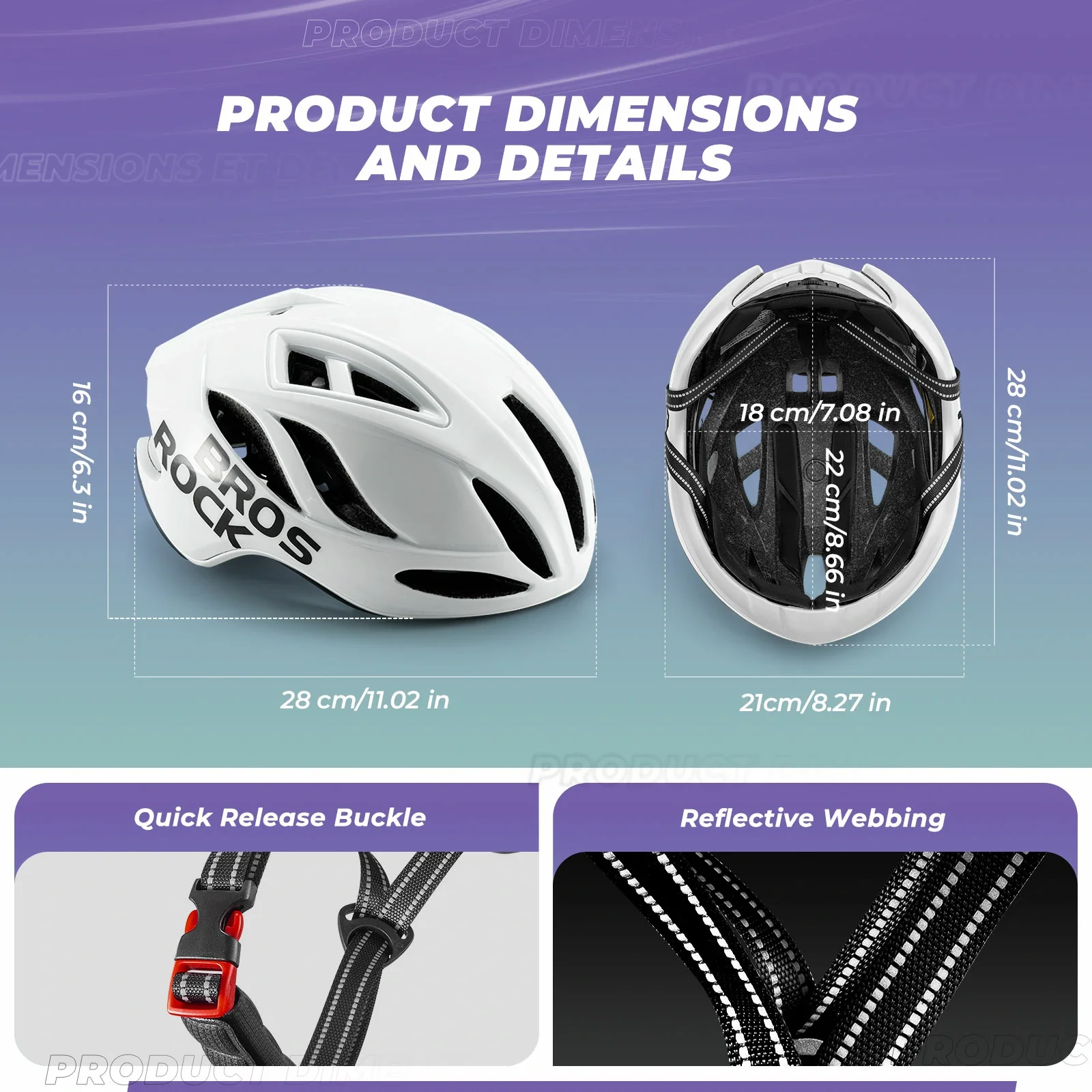 ROCKBROS Ultra-Light Bike Helmet Maximum Protection Ultimate Comfort - Image 41