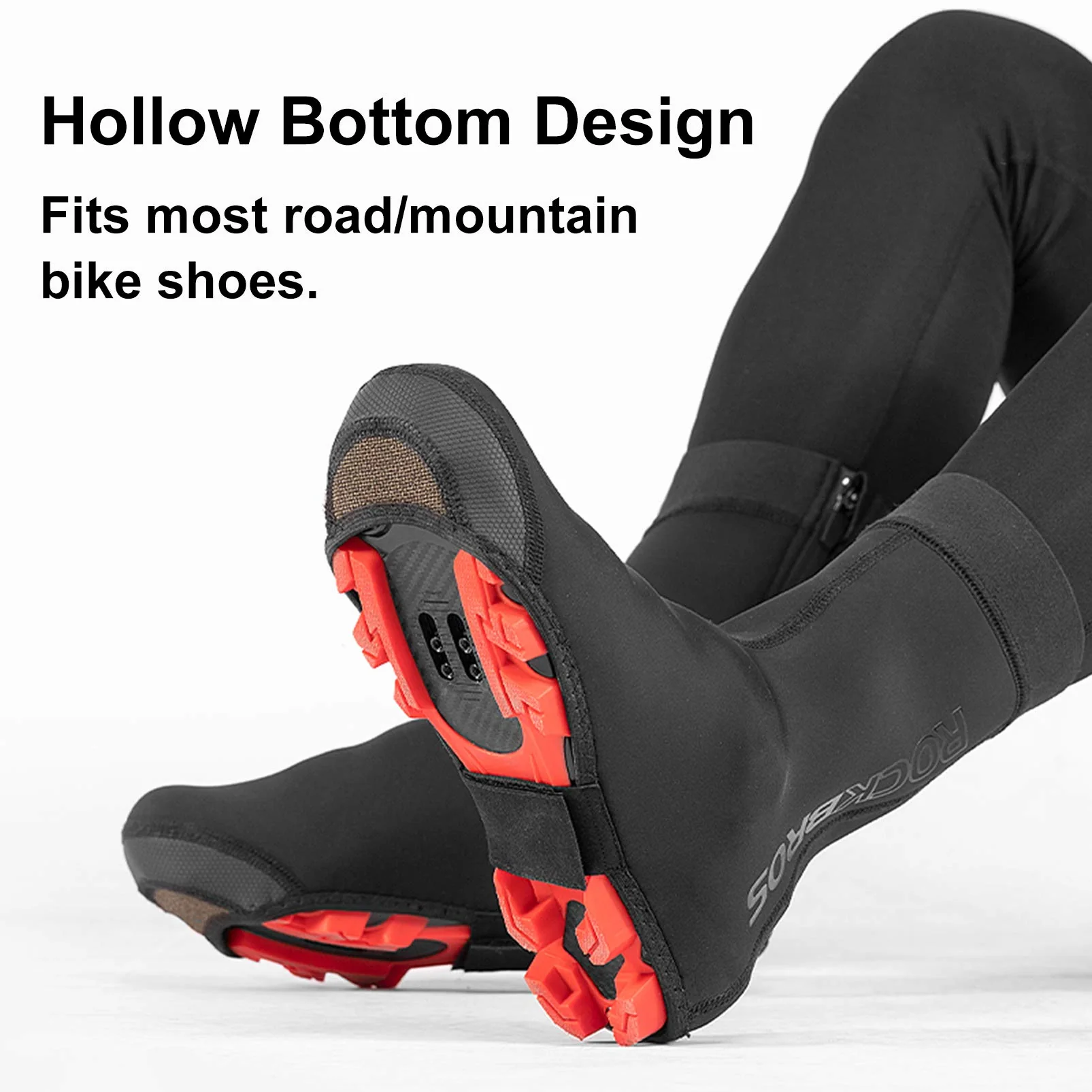 ROCKBROS Warm Windproof Water-Resistant Cycling Shoe Covers - Image 7