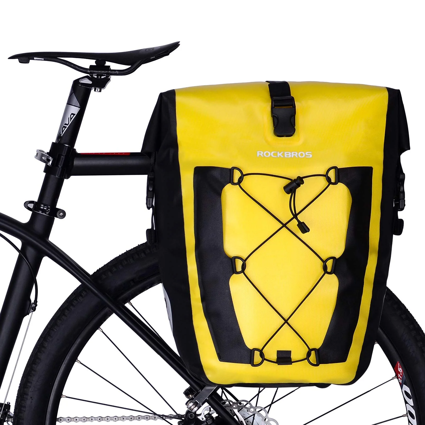 ROCKBROS Waterproof 27L Large Capacity Bike Rear Rack Bicycle Pannier Bag Waterproof - Image 8