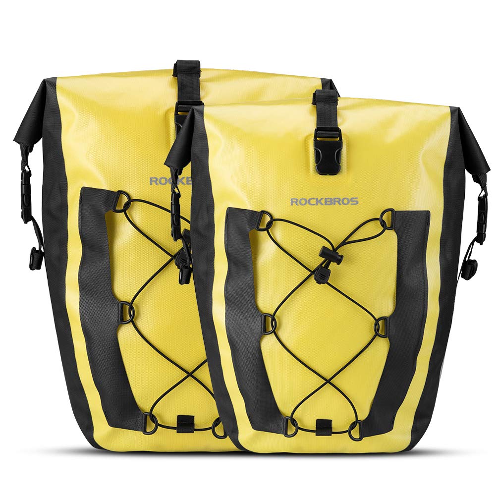 ROCKBROS Waterproof 27L Large Capacity Bike Rear Rack Bicycle Pannier Bag Waterproof - Image 9