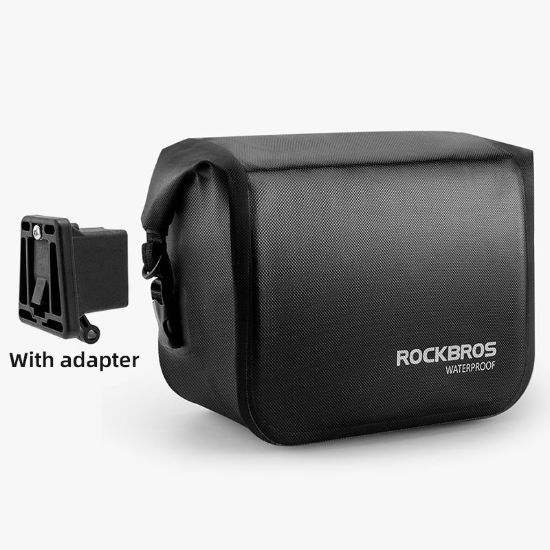 ROCKBROS Waterproof Bicycle Bag Folding Bike Front Basket Shoulder Pack Handlebar Bag - Image 2