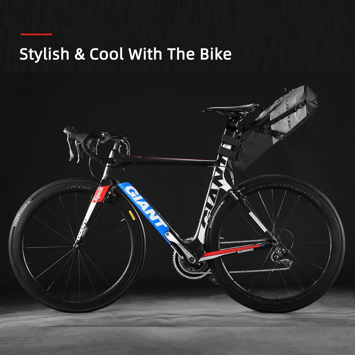 ROCKBROS Waterproof Bikepacking Saddle Bag 14L Adjustable Capacity Easy Install - Image 8