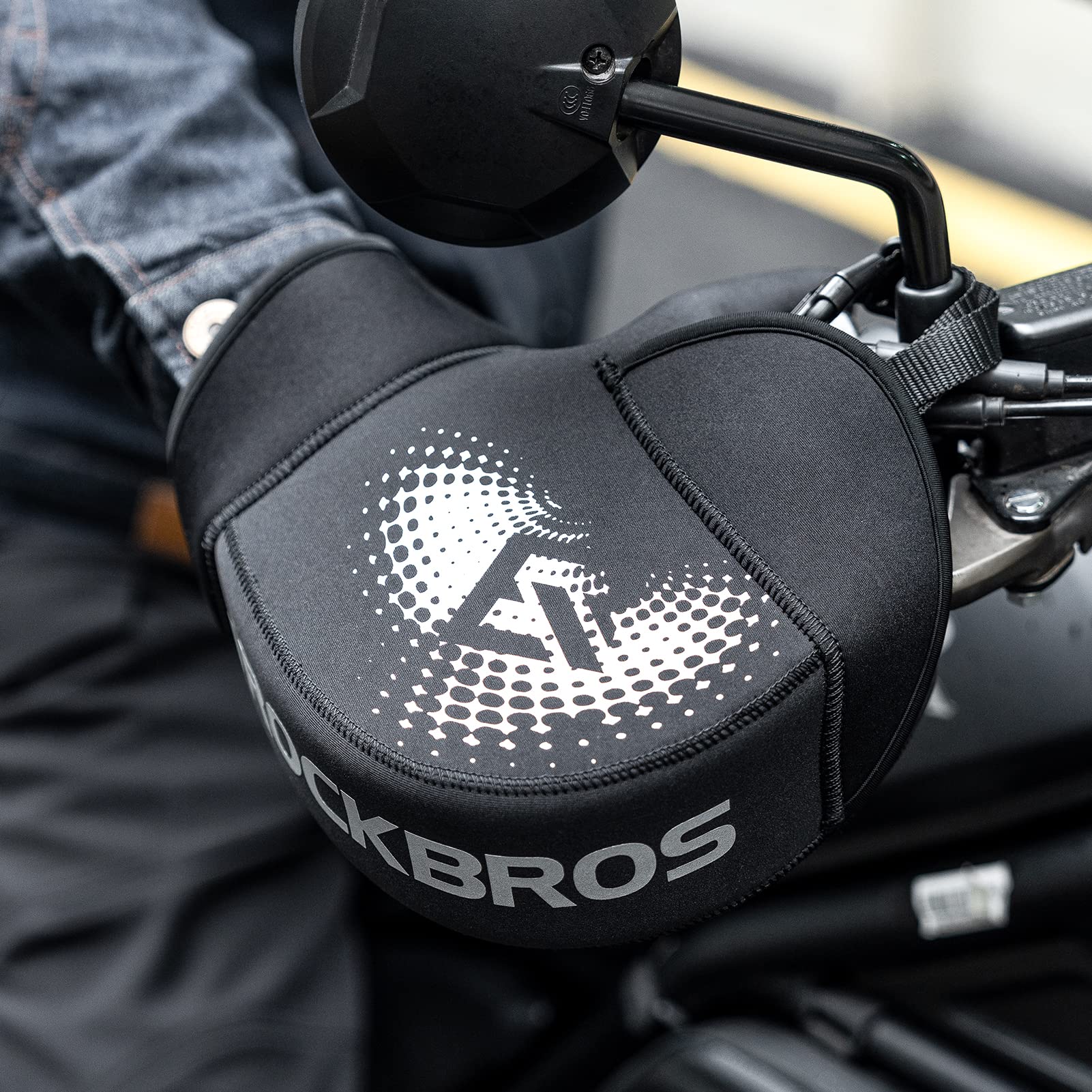 ROCKBROS Windproof Motorcycle Handlebar Muffs - Cold Weather Hand Warmers - Image 7