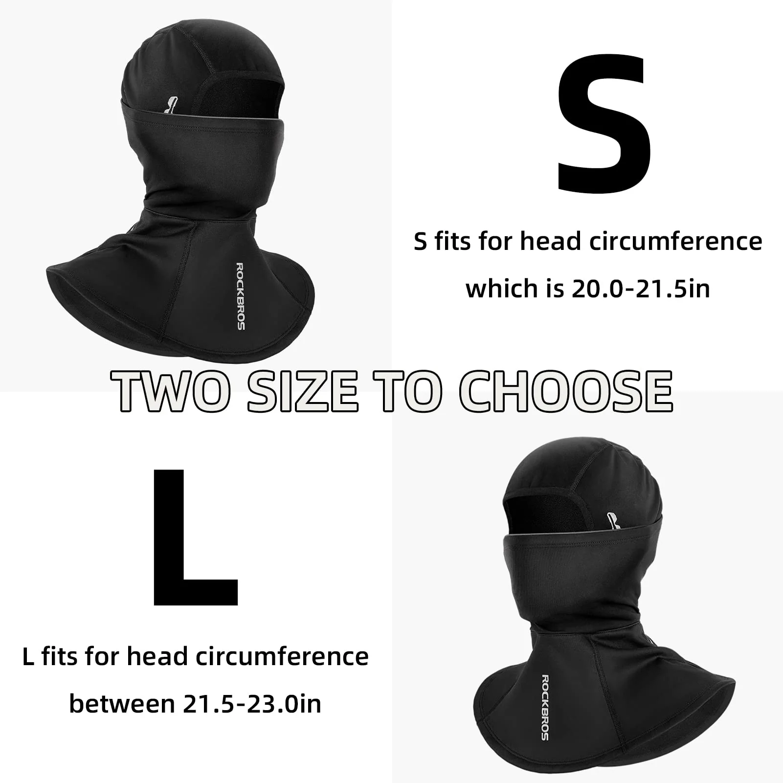 ROCKBROS Windproof Ski Mask for Men, Breathable Motorcycle Mask - Image 3