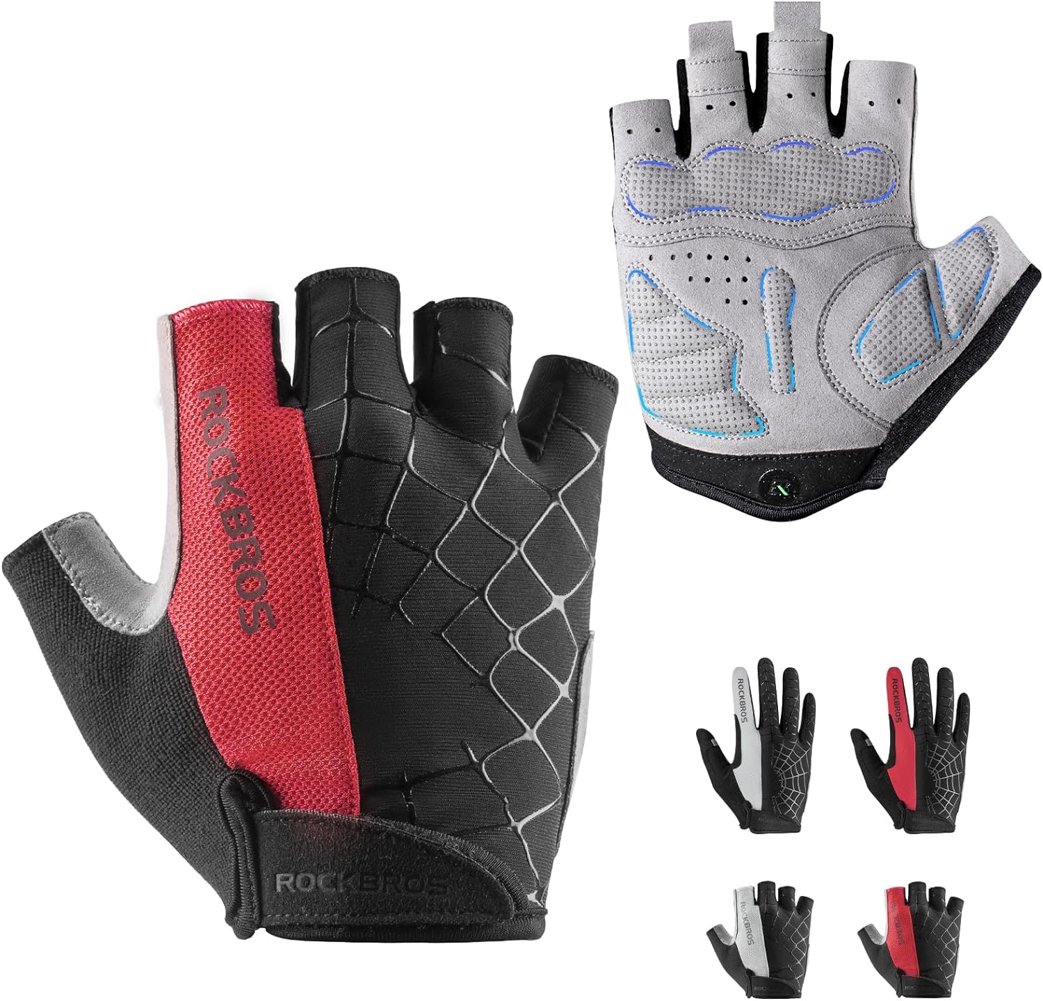 ROCKBROS Windproof Touch Screen Riding MTB Bike Gloves - Image 34