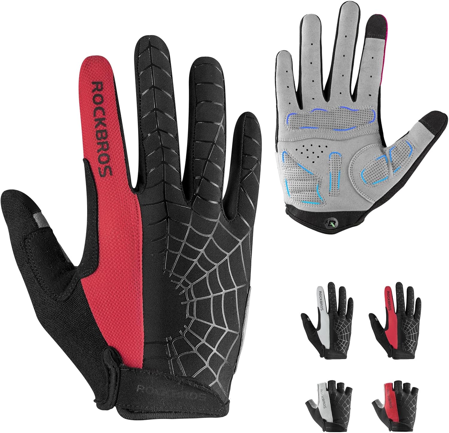 ROCKBROS Windproof Touch Screen Riding MTB Bike Gloves - Image 8