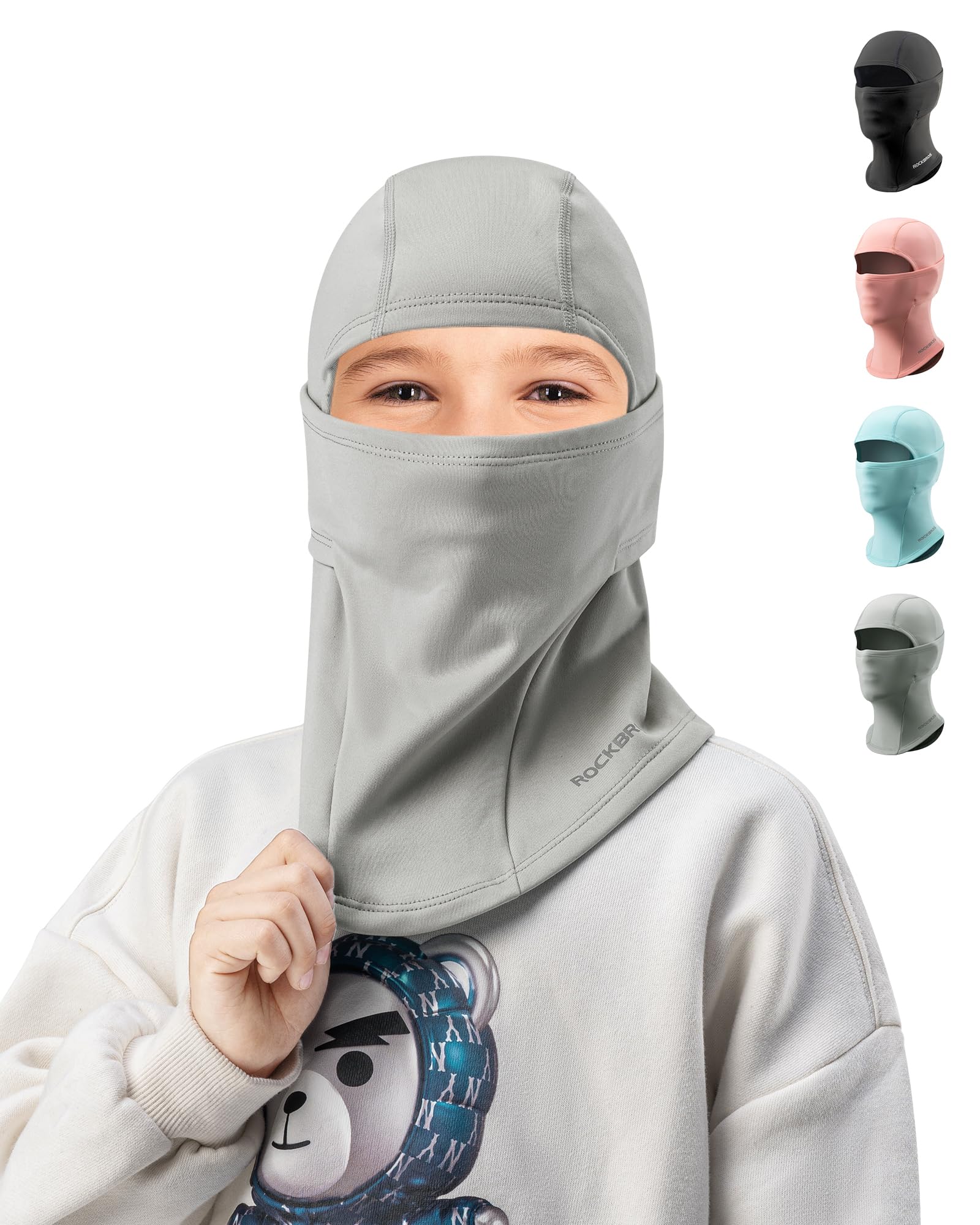 ROCKBROS Windproof Winter Balaclava Ski Mask for Kids - Image 15