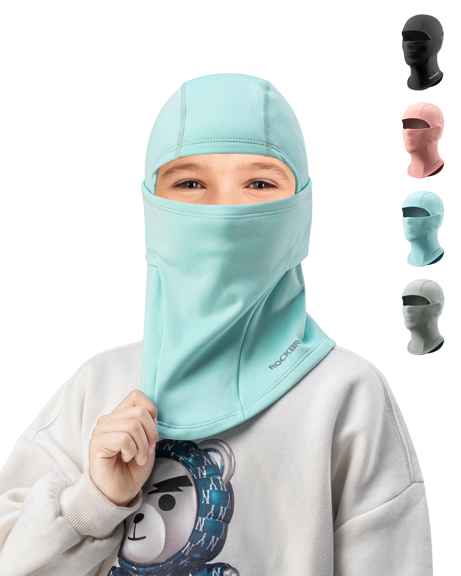 ROCKBROS Windproof Winter Balaclava Ski Mask for Kids - Image 8