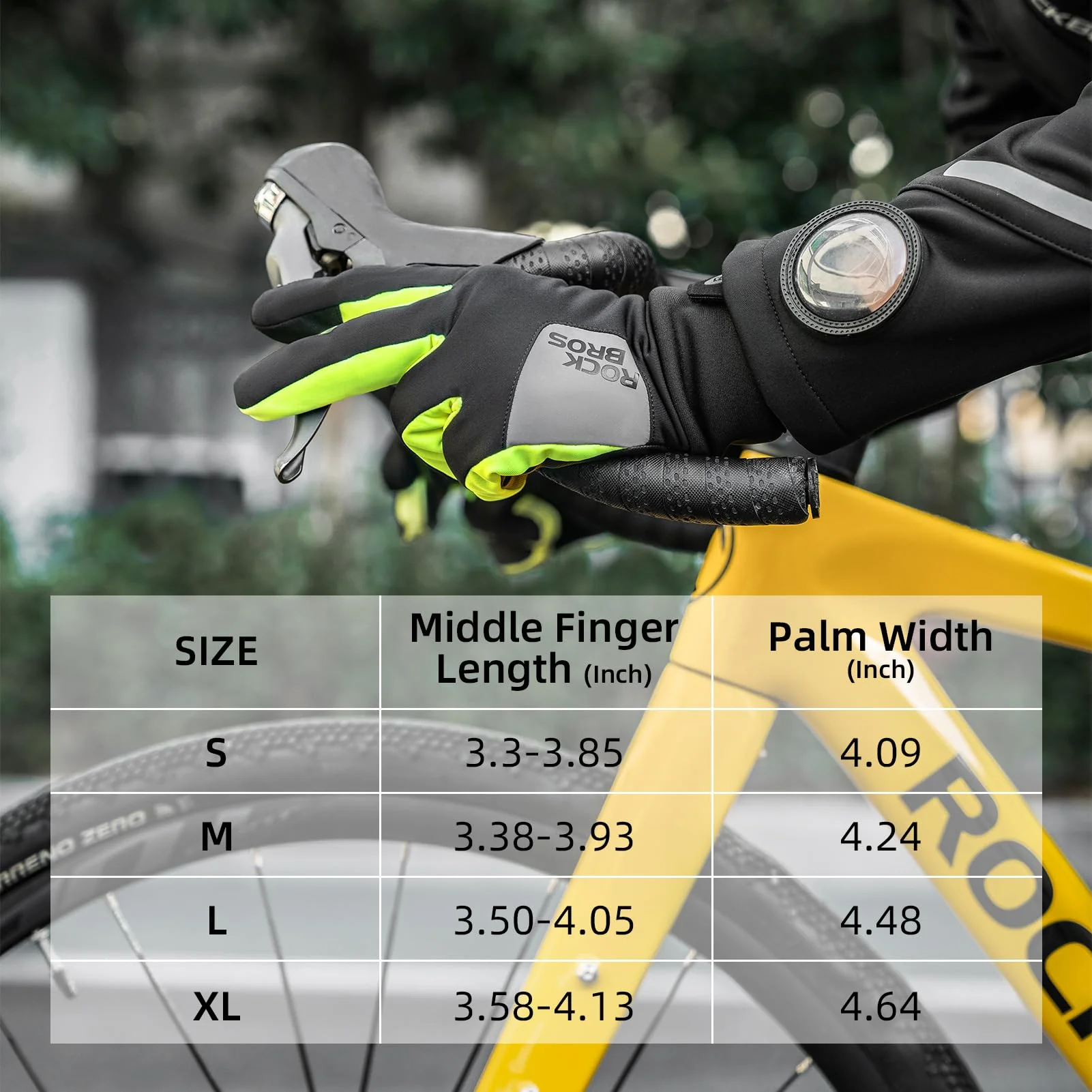 ROCKBROS Windproof Winter Cycling  Padded Thermal  Gloves for Men Women - Image 3