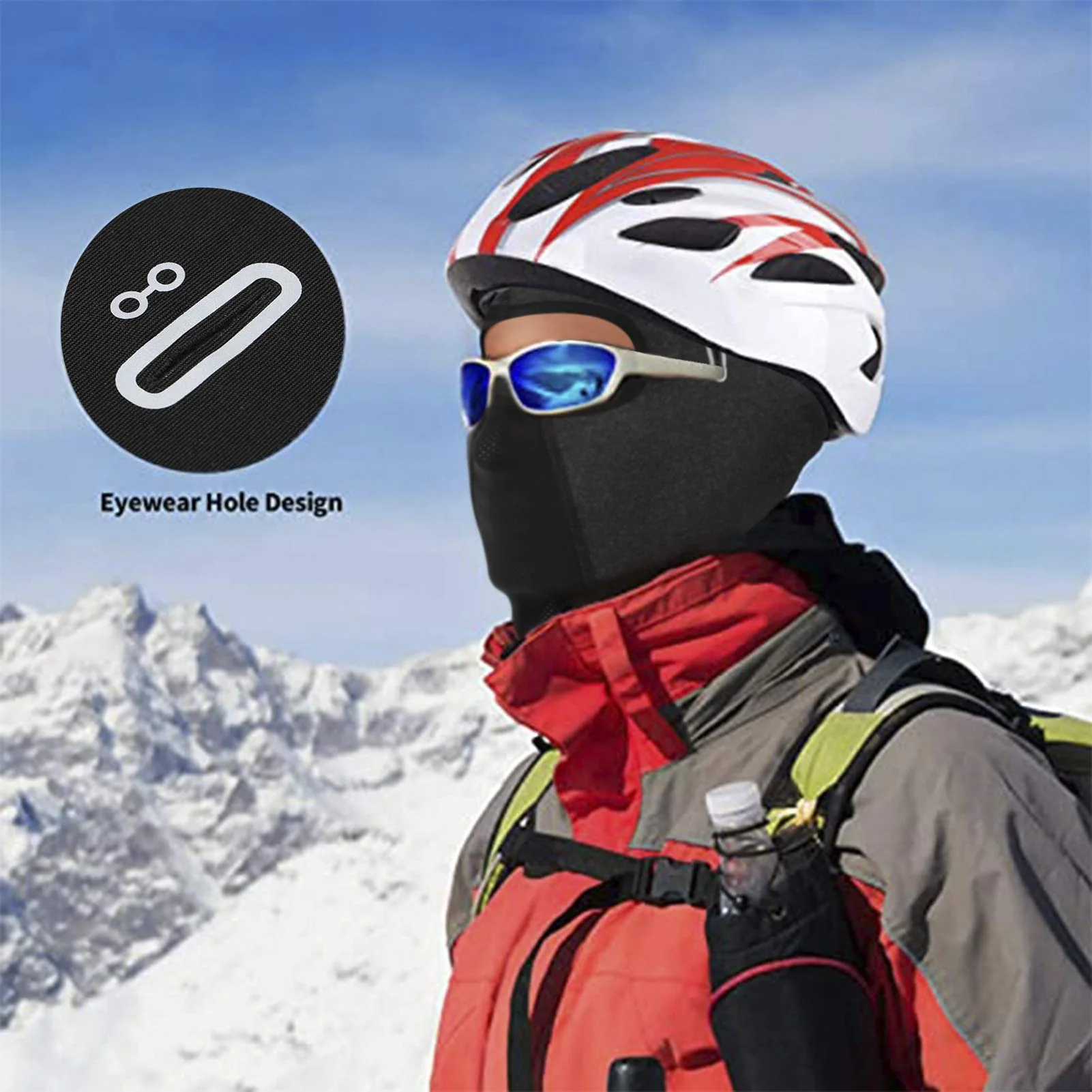ROCKBROS Winter Balaclava Ski Mask with Glasses Holes for Men Women - Image 35
