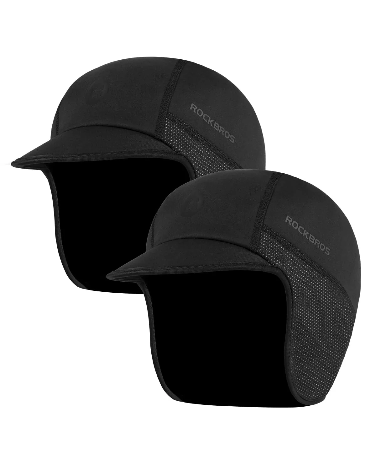 ROCKBROS Winter Cycling Caps for Men Women Windproof Hat with Sun Visor Under Helmet Liner - Image 19