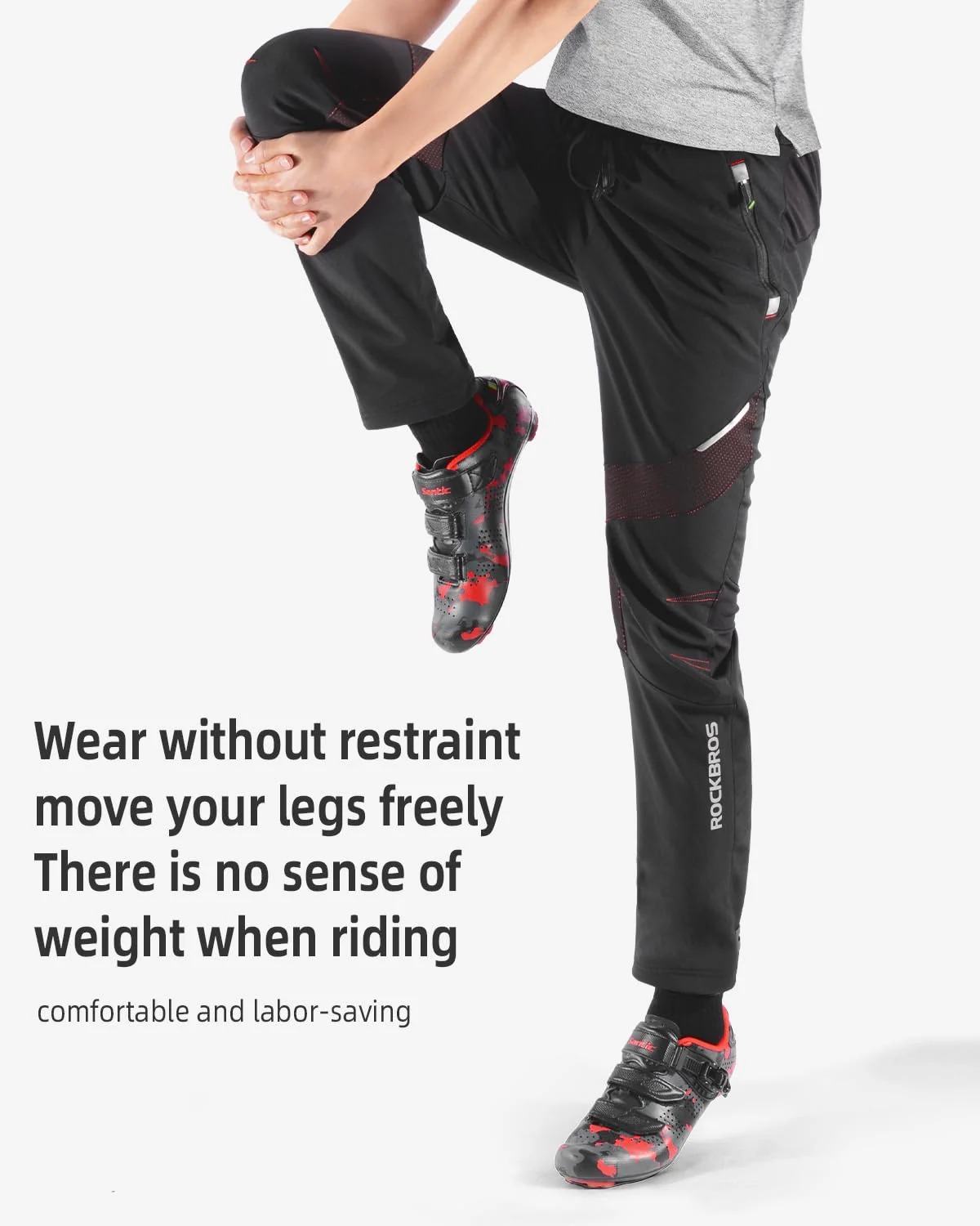 Men's Winter Cycling Pants Windproof Thermal Ergonomics - Image 7