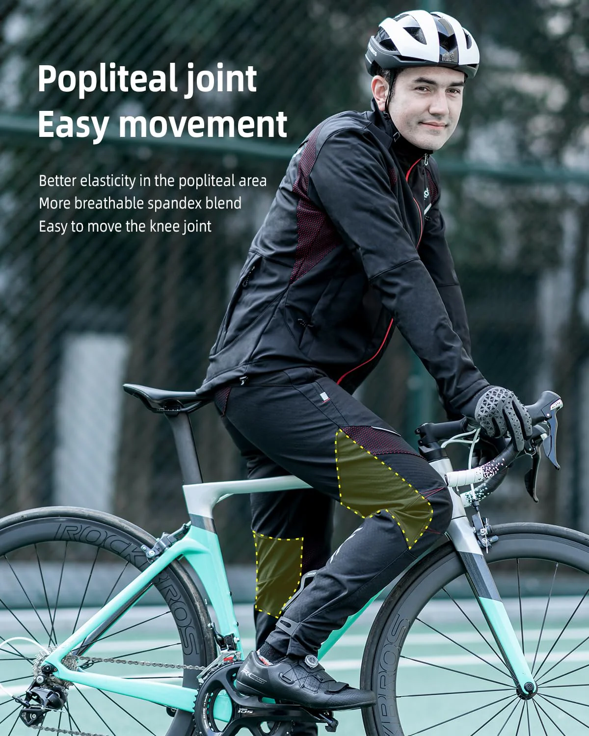 Men's Winter Cycling Pants Windproof Thermal Ergonomics - Image 8