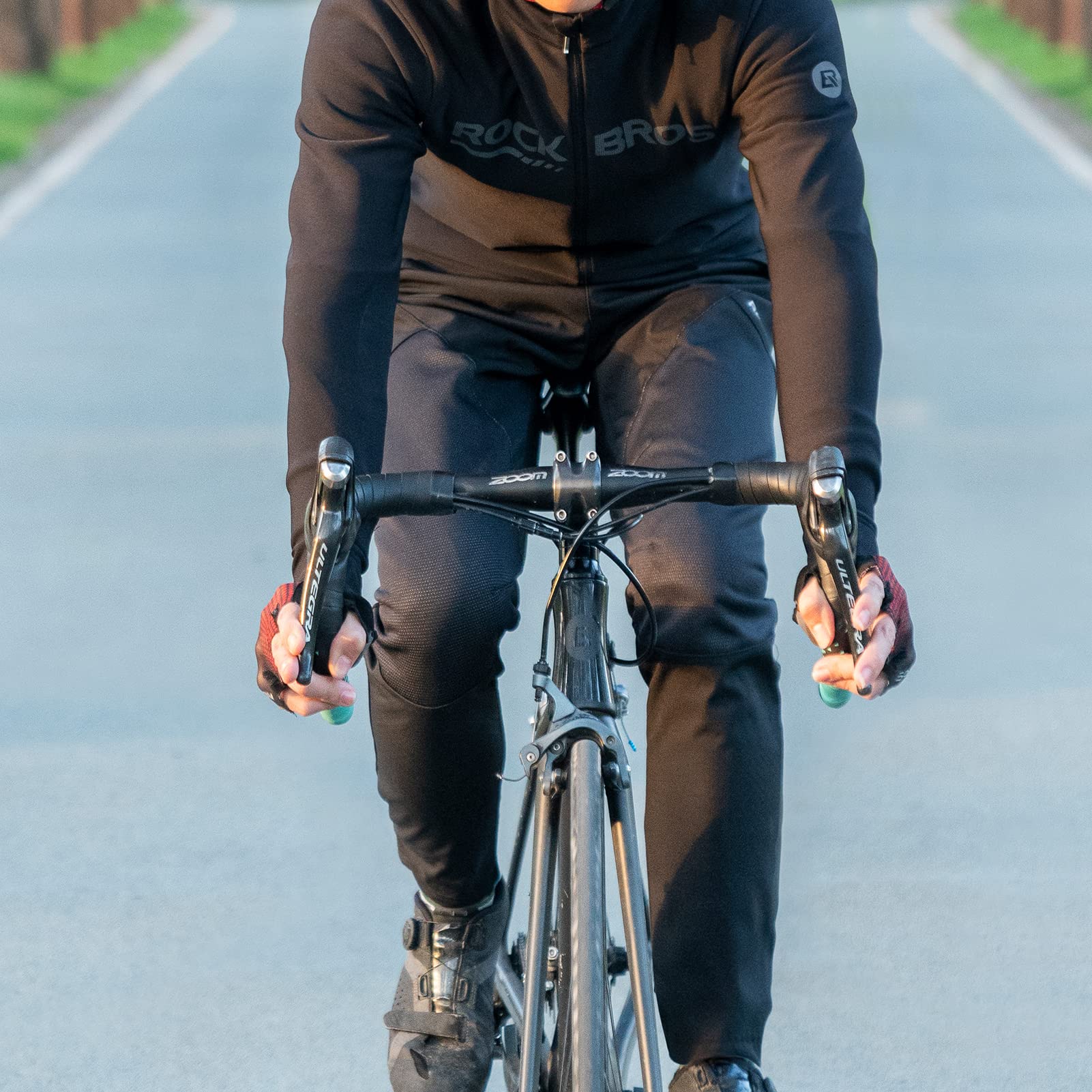 ROCKBROS Winter Cycling Pants Warm Ergonomics Men's Windproof Thermal Bicycling Pants - Image 6