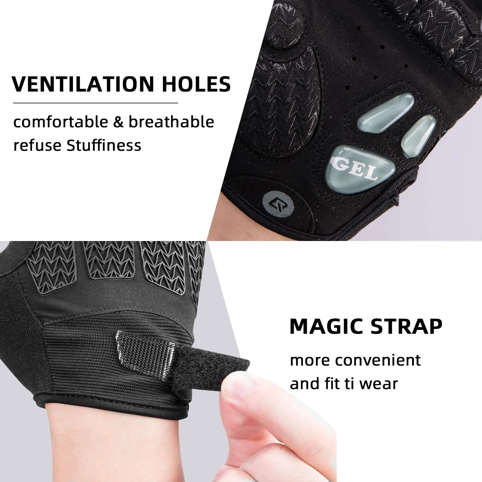 ROCKBROS Winter Cycling Windproof Anti-Slip Thermal Bike Gloves for Cycling,Biking,Running - Image 14