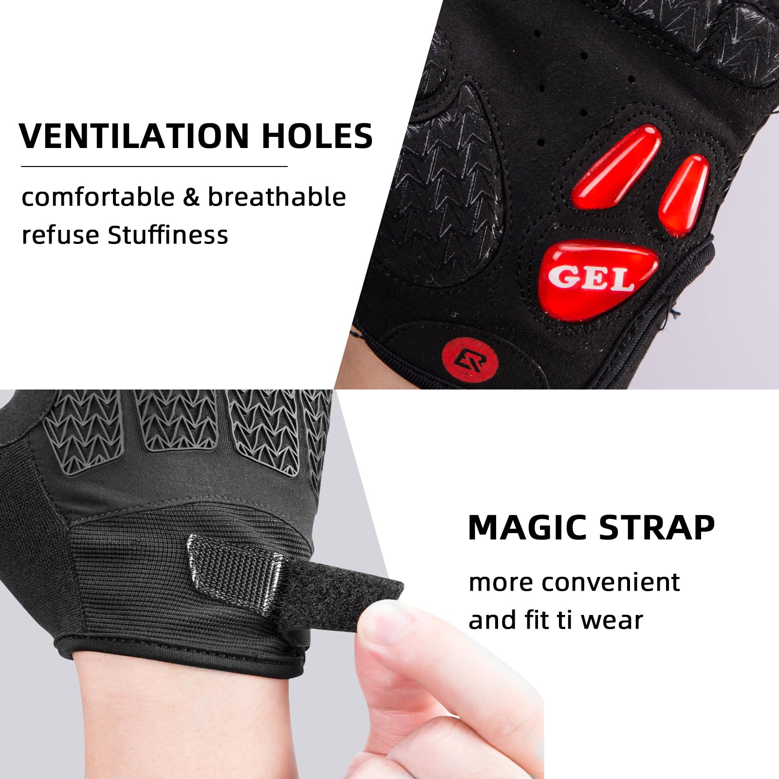 ROCKBROS Winter Cycling Windproof Anti-Slip Thermal Bike Gloves for Cycling,Biking,Running - Image 19