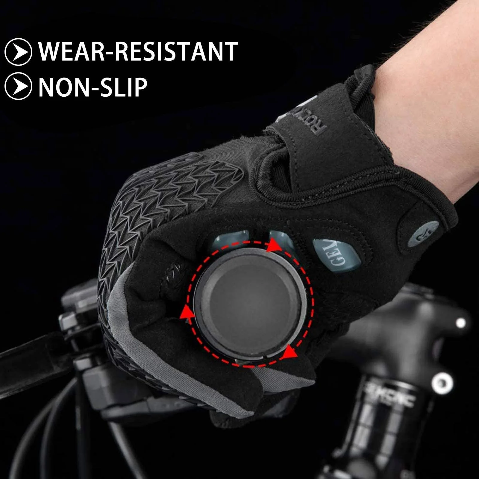 ROCKBROS Winter Cycling Windproof Anti-Slip Thermal Bike Gloves for Cycling,Biking,Running - Image 4