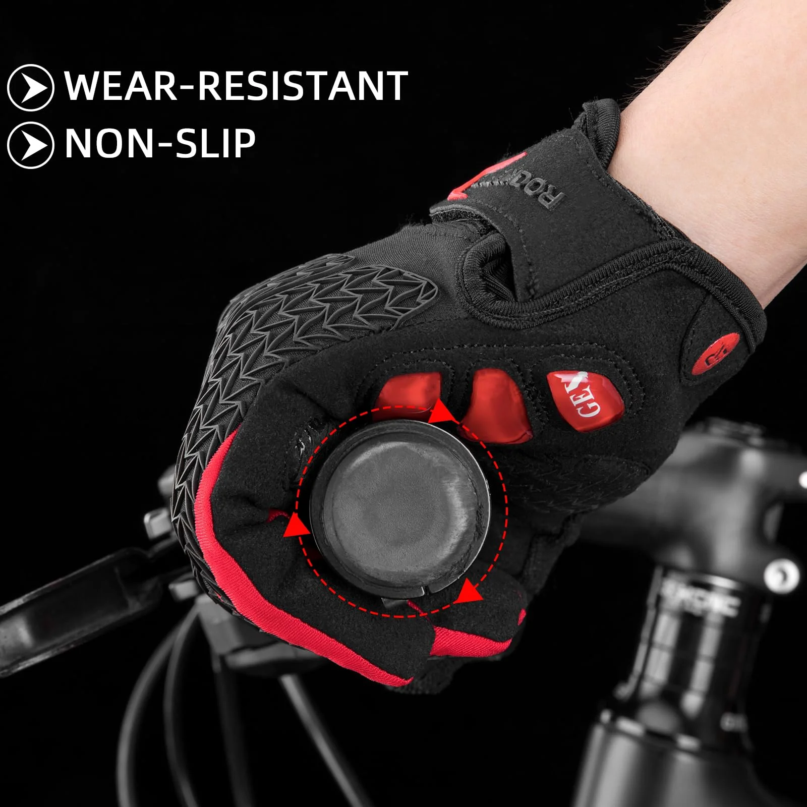 ROCKBROS Winter Cycling Windproof Anti-Slip Thermal Bike Gloves for Cycling,Biking,Running - Image 9