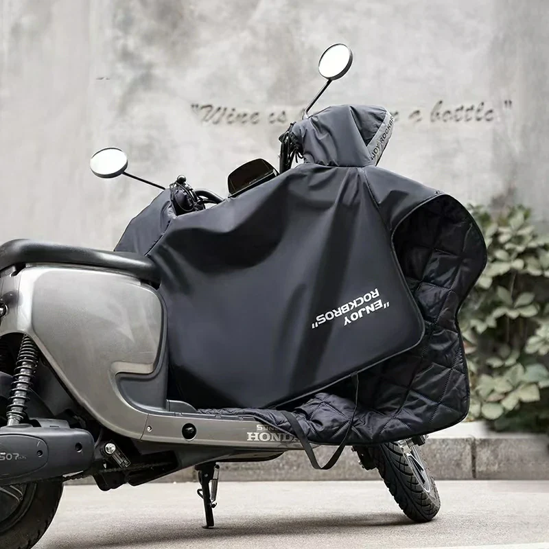 ROCKBROS Winter Electric Scooter Handlebar Muff Windproof Waterproof Leg Cover - Image 4