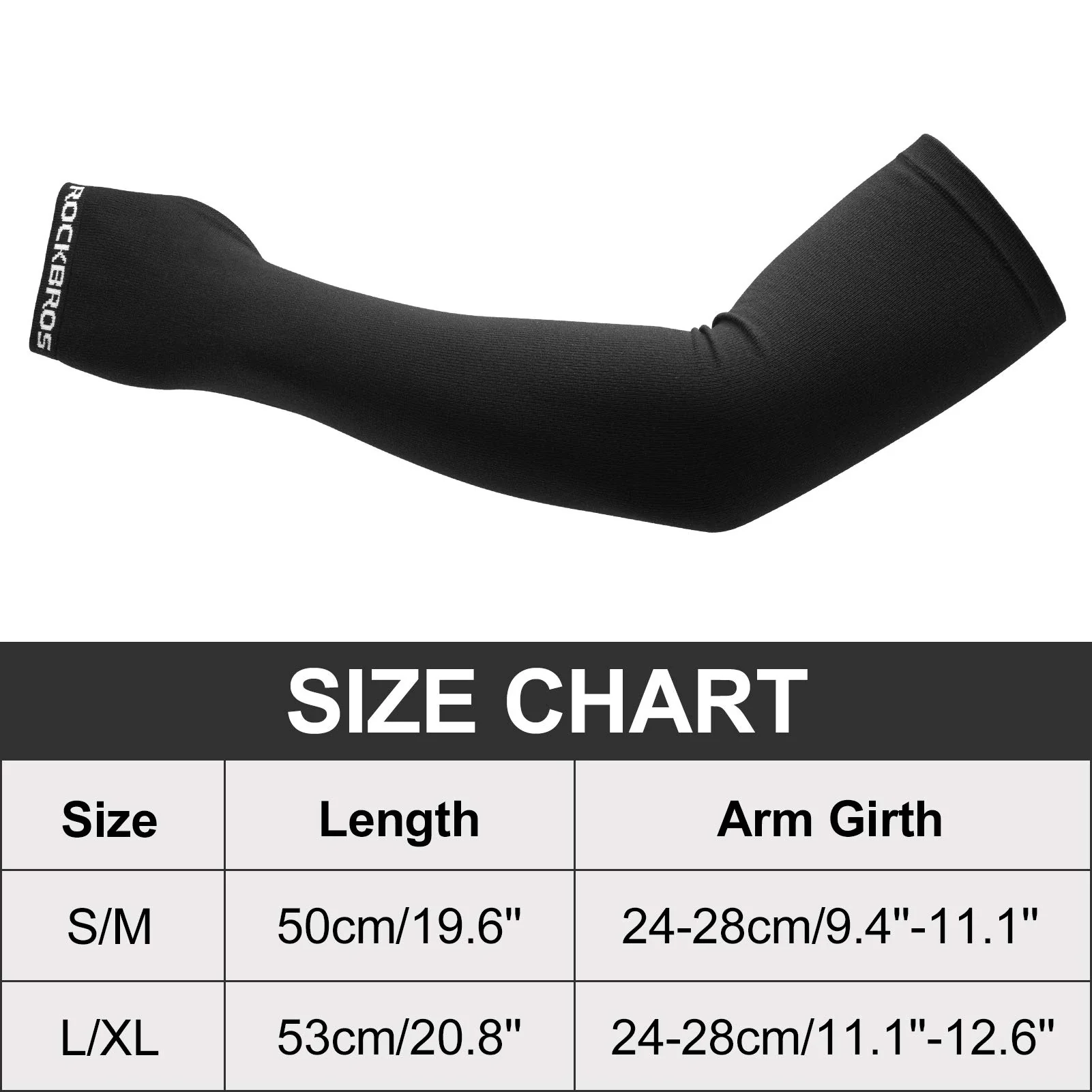 ROCKBROS Winter Knit Arm Warmers, Long Fingerless Sleeves for Women Men - Image 6