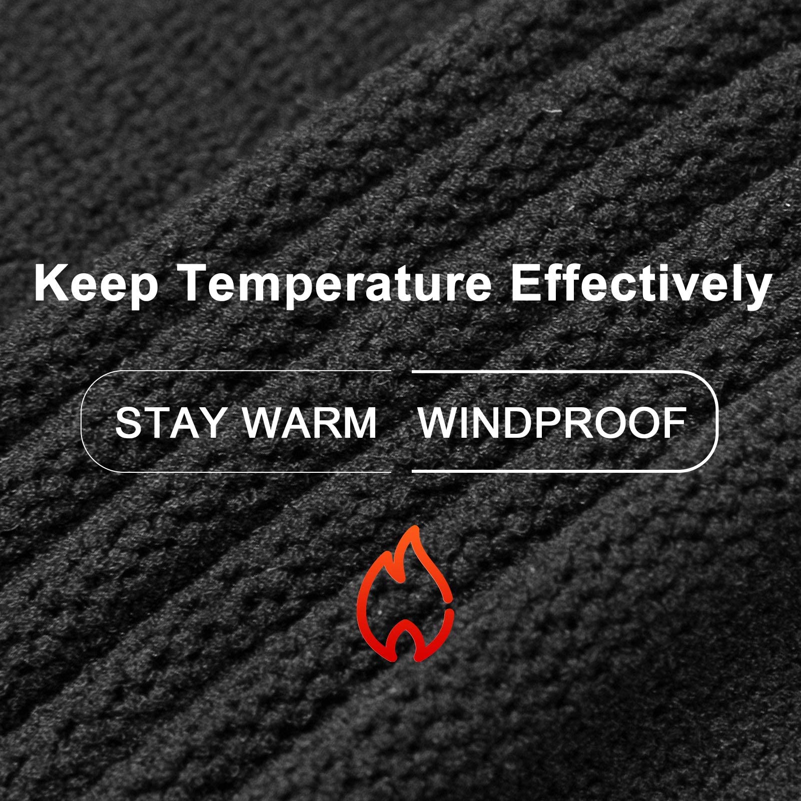 ROCKBROS Winter Knit Arm Warmers, Long Fingerless Sleeves for Women Men - Image 7
