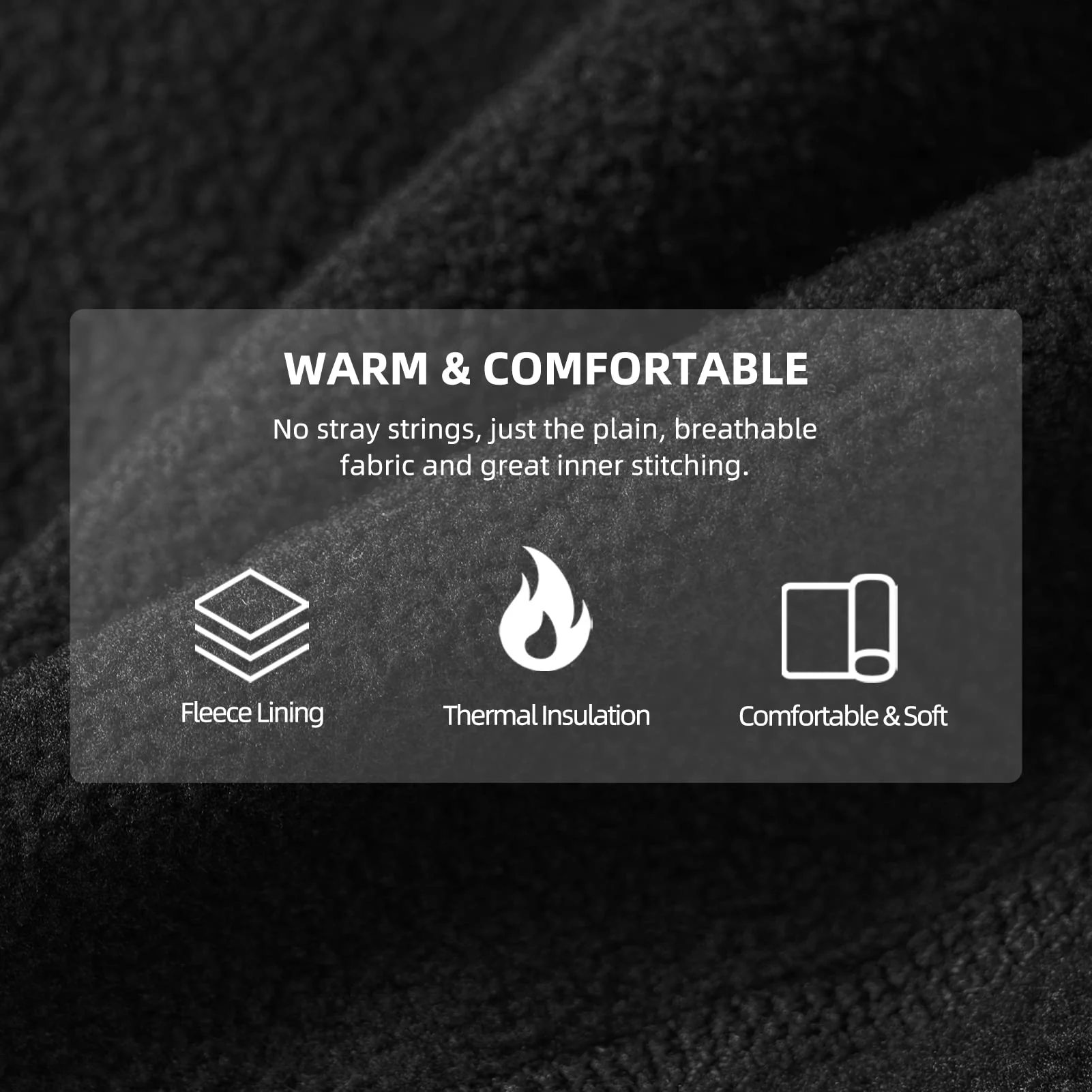 ROCKBROS Winter Neck Gaiter Warmer with Ear Loops Cold Weather - Image 14