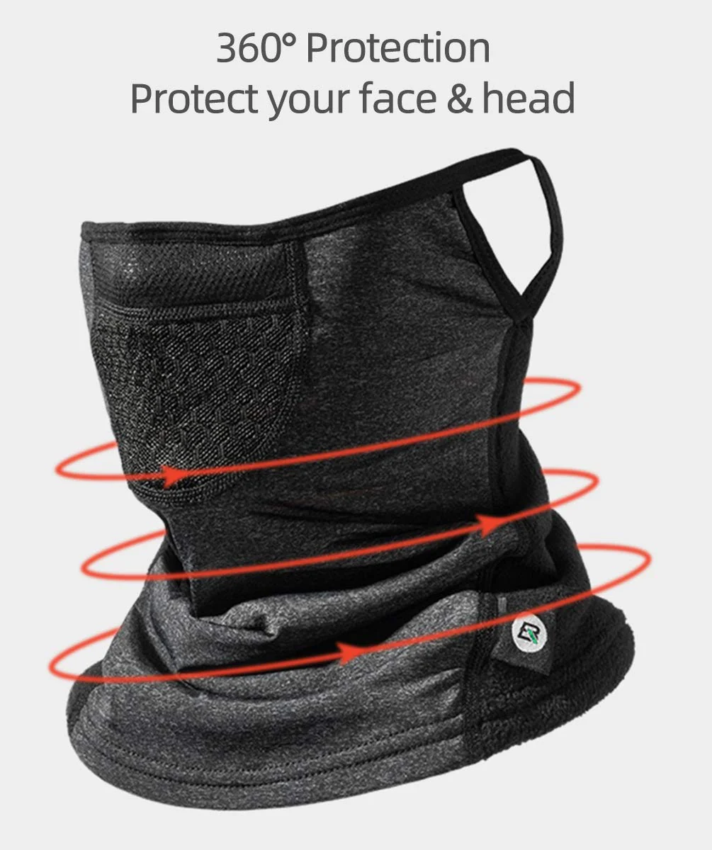 ROCKBROS Winter Neck Gaiter Warmer with Ear Loops Cold Weather - Image 5