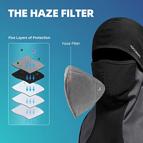 ROCKBROS Winter Ski Mask with Filter Pocket, Full Face Balaclava for Men Women - Image 9